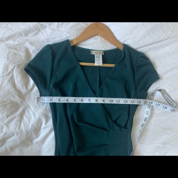 2/$20 EUC ModCloth Sheath Dress Pine - Picture 14 of 16